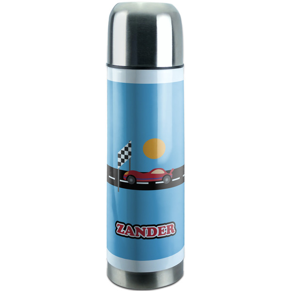 Custom Race Car Stainless Steel Thermos (Personalized)