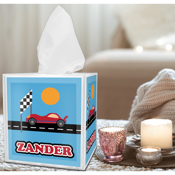Race Car Tissue Box - LIFESTYLE