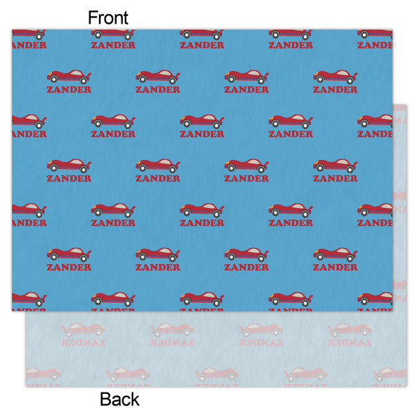Race Car Tissue Paper - Heavyweight - Large - Front & Back