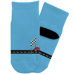 Race Car Toddler Ankle Socks (Personalized)