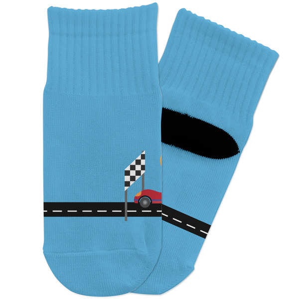 Custom Race Car Toddler Ankle Socks