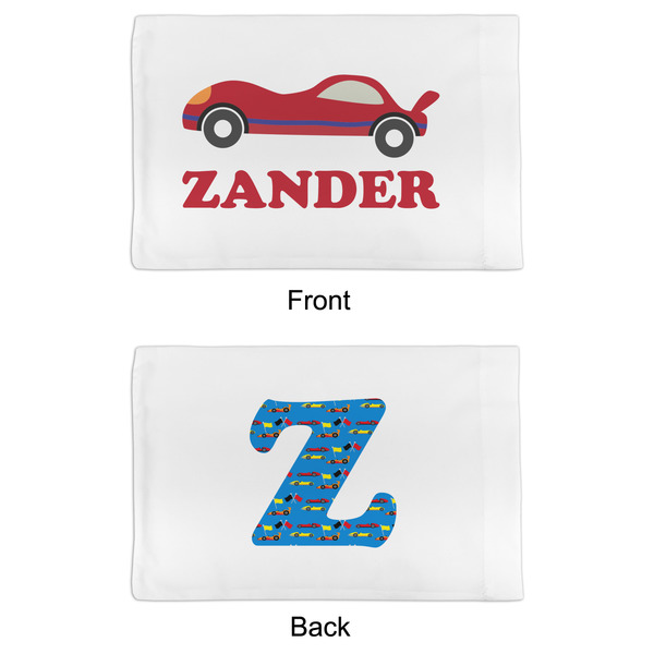 Race Car Toddler Pillow Case - APPROVAL (partial print)