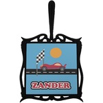 Race Car Trivet with Handle (Personalized)