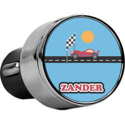 Race Car USB Car Charger (Personalized)
