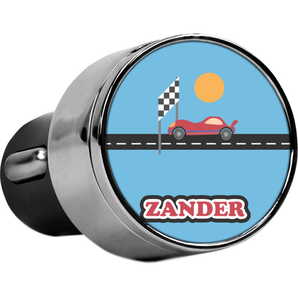 Custom Race Car USB Car Charger (Personalized)