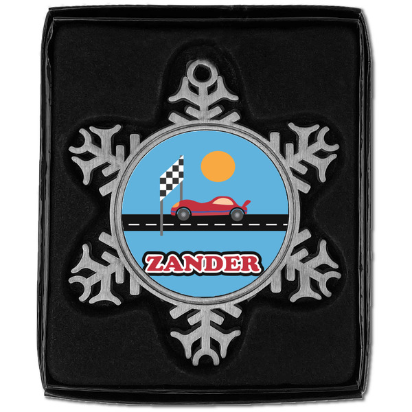Race Car Vintage Snowflake - In box