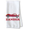 Race Car Kitchen Towel - Waffle Weave - Partial Print (Personalized)