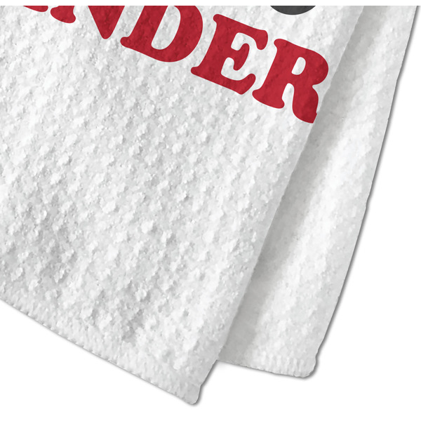 Race Car Waffle Weave Towel - Closeup of Material Image