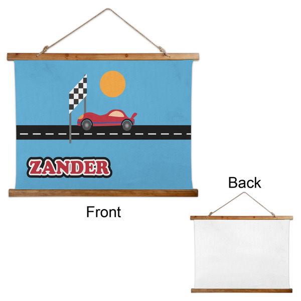 Race Car Wall Hanging Tapestry - Landscape - APPROVAL