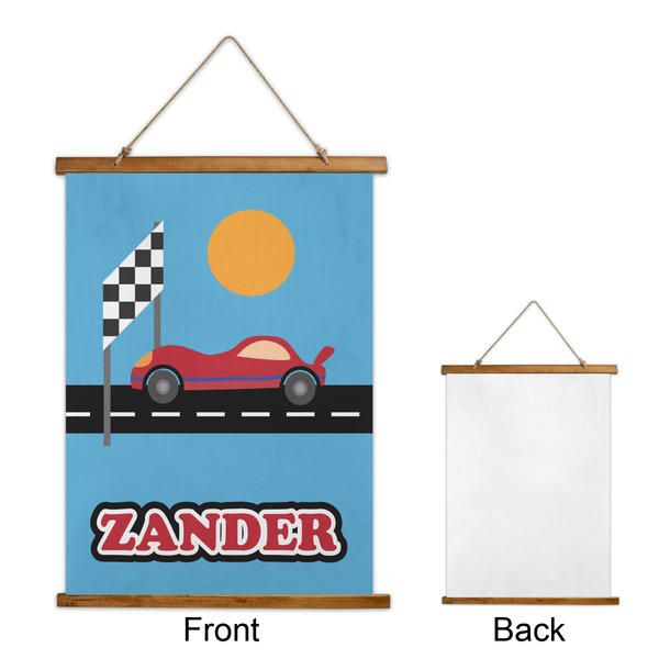 Race Car Wall Hanging Tapestry - Portrait - APPROVAL