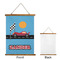 Race Car Wall Hanging Tapestry - Portrait - APPROVAL