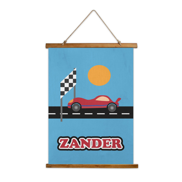 Custom Race Car Wall Hanging Tapestry (Personalized)