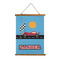 Race Car Wall Hanging Tapestry - Portrait - MAIN