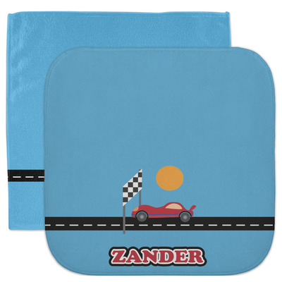 Race Car Facecloth / Wash Cloth (Personalized)