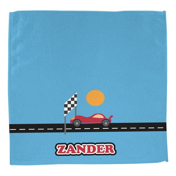 Race Car Washcloth - Front - No Soap