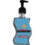 Race Car Wave Bottle Soap / Lotion Dispenser (Personalized)