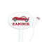 Race Car Oval Plastic Stir Sticks (Personalized)