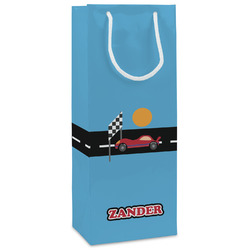 Race Car Wine Gift Bags - Matte (Personalized)