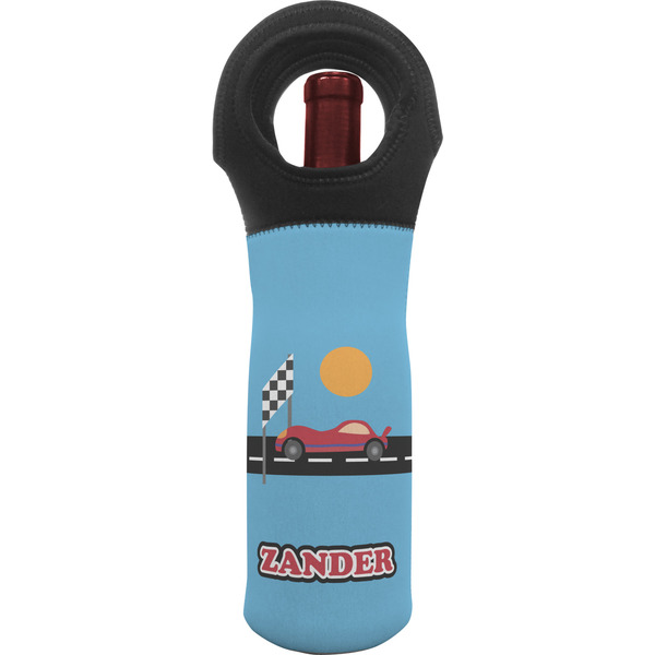 Custom Race Car Wine Tote Bag (Personalized)
