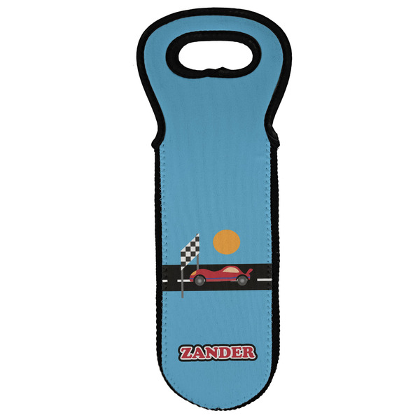 Custom Race Car Wine Tote Bag (Personalized)