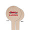 Race Car Wooden 4" Food Pick - Round - Single Sided - Front & Back