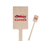 Race Car Rectangle Wooden Stir Sticks (Personalized)