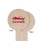 Race Car Wooden 6" Food Pick - Round - Single Sided - Front & Back