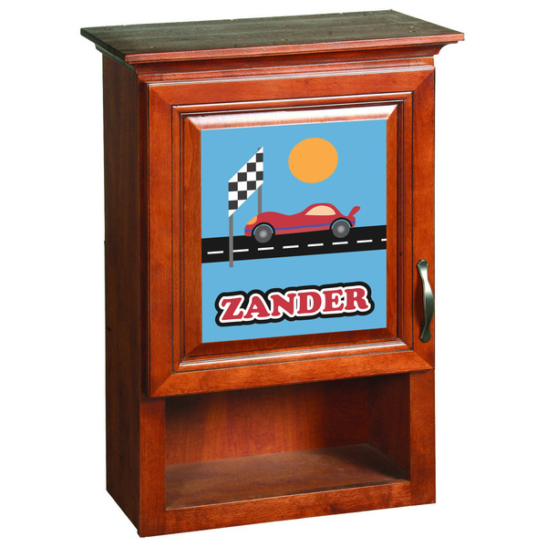 Race Car Wooden Cabinet Decal (Medium)