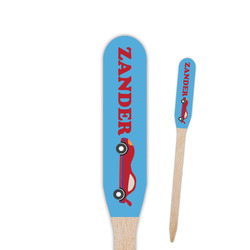 Race Car Paddle Wooden Food Picks - Double Sided (Personalized)