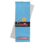 Race Car Yoga Mat Towel (Personalized)