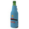 Race Car Zipper Bottle Cooler - ANGLE (bottle)