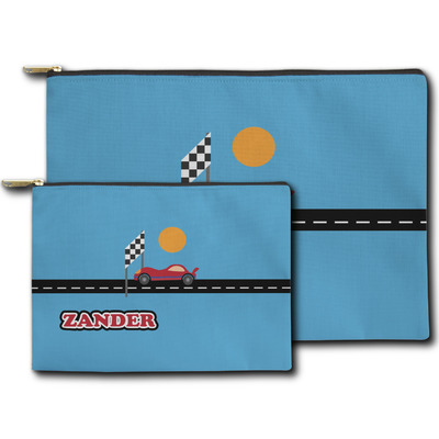 Race Car Zipper Pouch (Personalized)