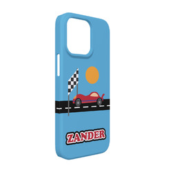 Race Car iPhone Case - Plastic - iPhone 13 (Personalized)