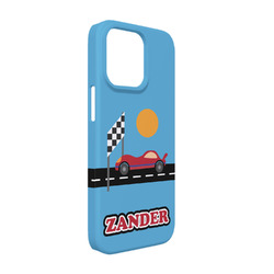 Race Car iPhone Case - Plastic - iPhone 13 Pro (Personalized)