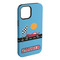 Race Car iPhone Case - Rubber Lined - iPhone 15 Plus (Personalized)