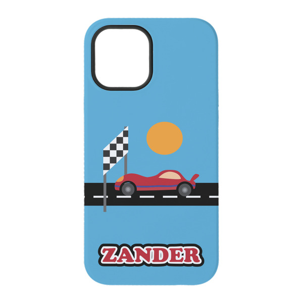 Race Car iPhone 15 Tough Case - Back