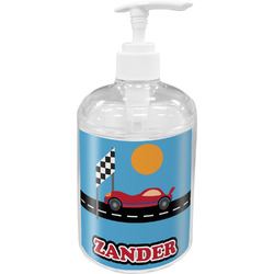 Race Car Acrylic Soap & Lotion Bottle (Personalized)