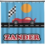 Race Car Shower Curtain (Personalized)