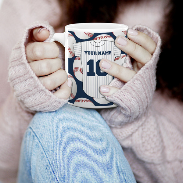 Baseball Jersey 11oz Coffee Mug - LIFESTYLE