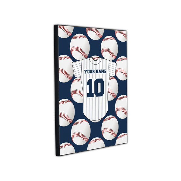 Baseball Jersey 11x14 Wood Print - Angle View