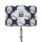 Baseball Jersey 12" Drum Lampshade - ON STAND (Fabric)
