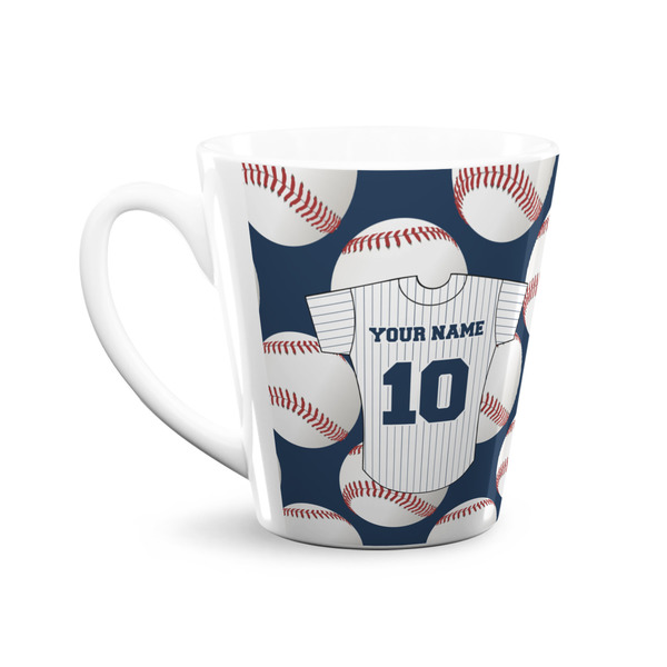 Baseball Jersey 12 Oz Latte Mug - Front