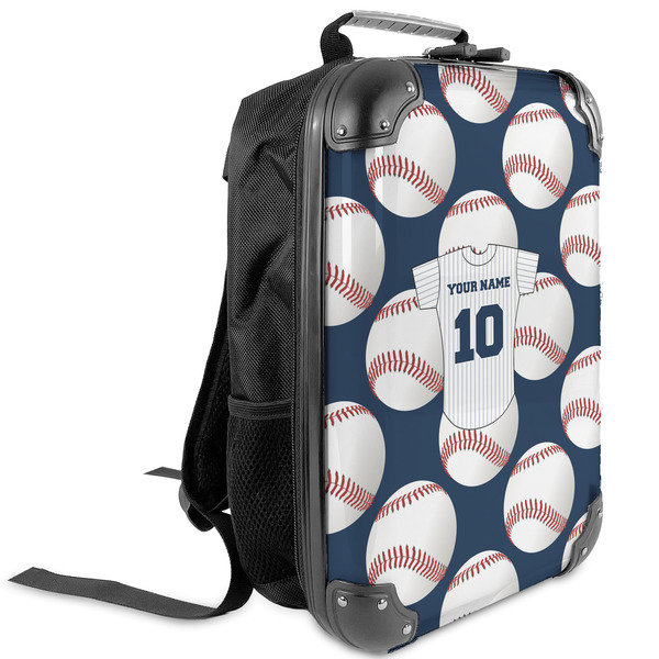 Custom Baseball Jersey Kids Hard Shell Backpack (Personalized)