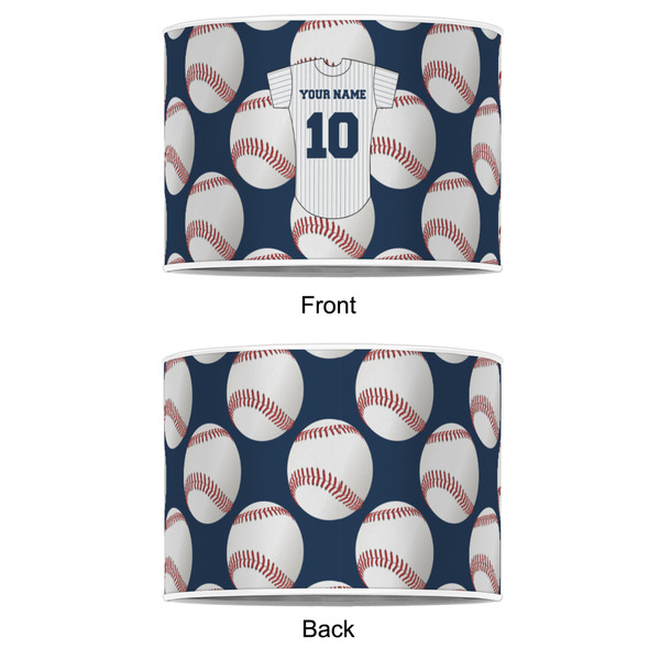 Baseball Jersey 16" Drum Lampshade - APPROVAL (Poly Film)