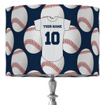Baseball Jersey 16" Drum Lamp Shade - Fabric (Personalized)