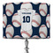 Baseball Jersey 16" Drum Lampshade - ON STAND (Fabric)