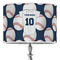 Baseball Jersey 16" Drum Lampshade - ON STAND (Poly Film)