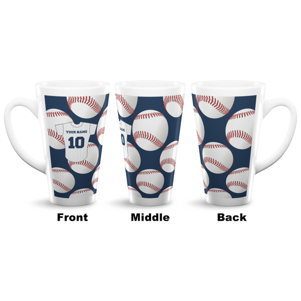 Baseball Jersey 16 Oz Latte Mug - Approval