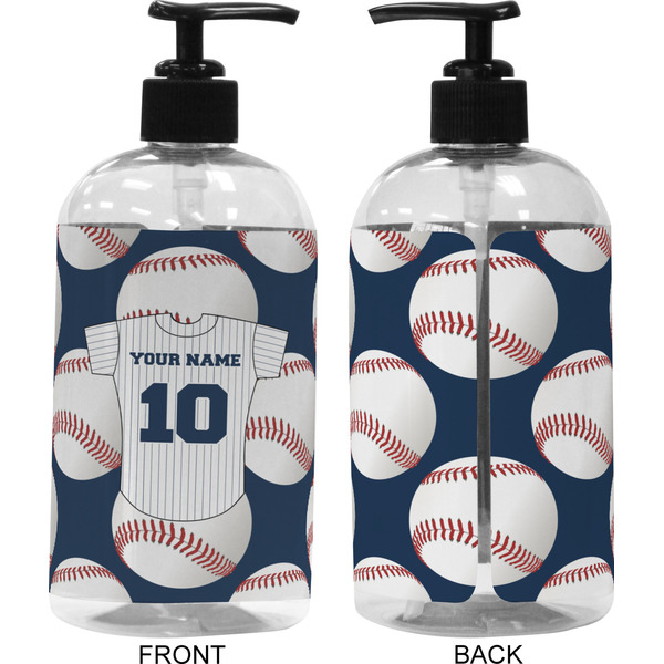 Baseball Jersey 16 oz Plastic Liquid Dispenser (Approval)