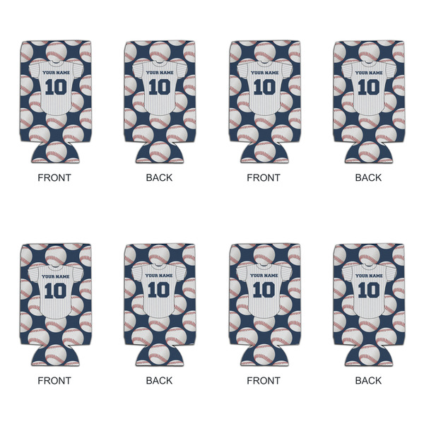 Baseball Jersey 16oz Can Sleeve - Set of 4 - APPROVAL